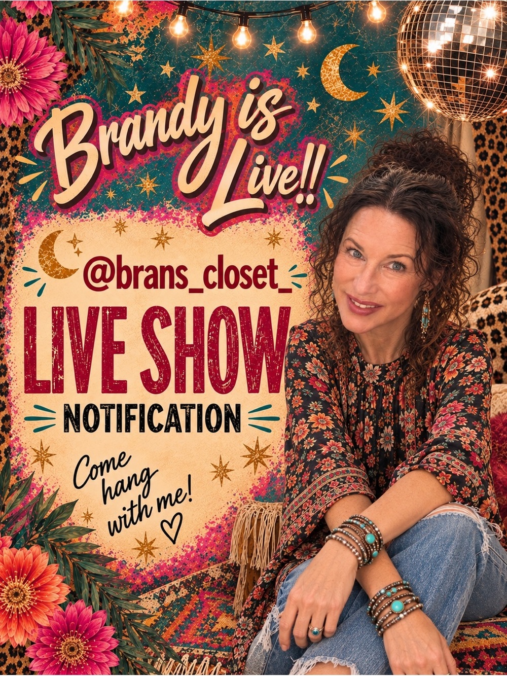 Brandy is Live !! Like to be notified when I do a Live show! 🫶🏻